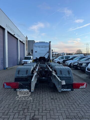 Шаси с кабина Scania G450 **EURO 6-BELGIAN TRUCK-RETARDER-TOPSHAPE**