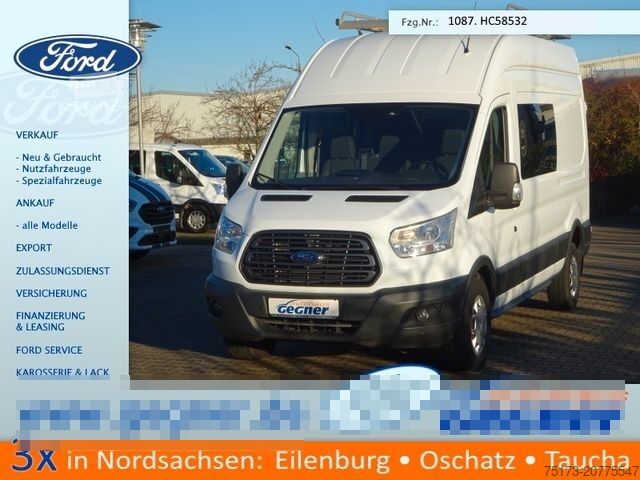 Furgão de teto alto FORD Transit Doka Kasten 350 L3H3 Trend AHK 6-Sitze