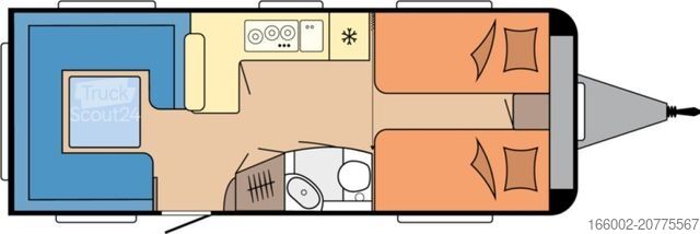 Τροχόσπιτο HOBBY Prestige 620 CL 2.200 kg Auflastung