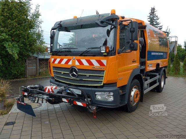 Balayeuse de voirie MERCEDES-BENZ ATEGO 1523 4x2 FAUN Viajet 6R/H HD 100 Bar