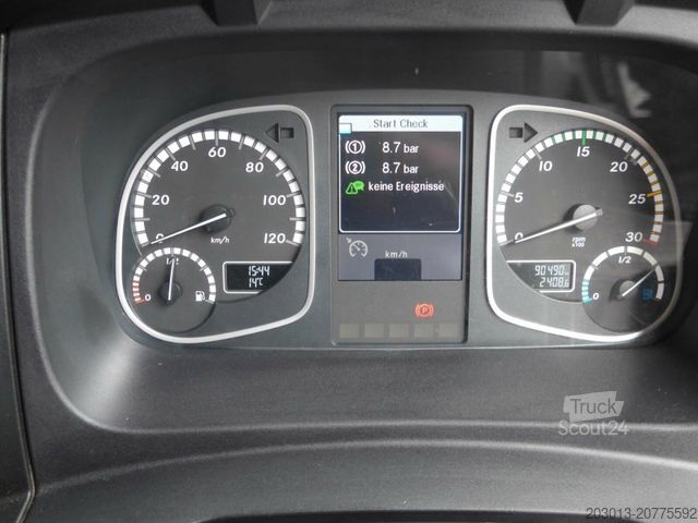 Balayeuse de voirie MERCEDES-BENZ ATEGO 1523 4x2 FAUN Viajet 6R/H HD 100 Bar