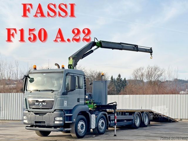 Evakuators MAN TGS 35.360 * FASSI F150 A.22 + FUNK* TOPZUSTAND