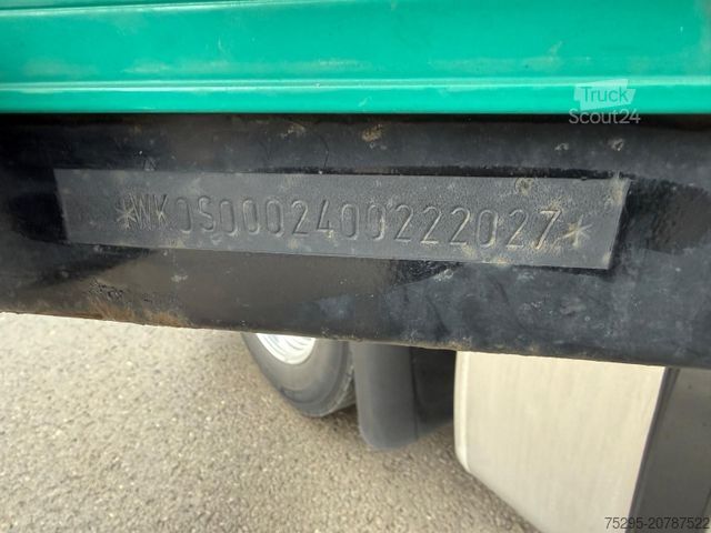 Odprta polprikolica s ponjavo KÖGEL 3 Achs MEGA Staplerhalter Liftachse SAF TÜV2/26