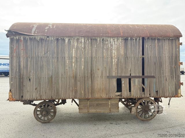 Rimorchio historischer Holz Möbel Wagen Restauration