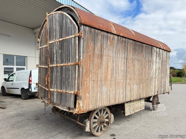 Rimorchio historischer Holz Möbel Wagen Restauration