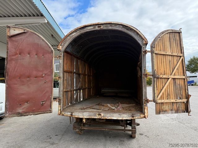 Rimorchio historischer Holz Möbel Wagen Restauration
