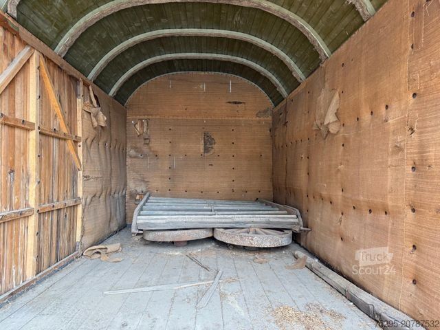 Rimorchio historischer Holz Möbel Wagen Restauration