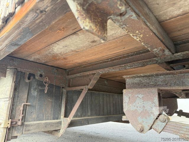 Rimorchio historischer Holz Möbel Wagen Restauration