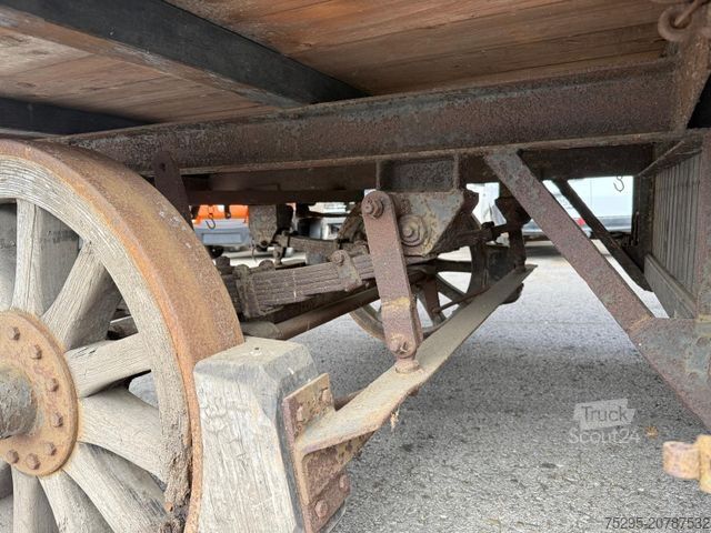 Rimorchio historischer Holz Möbel Wagen Restauration