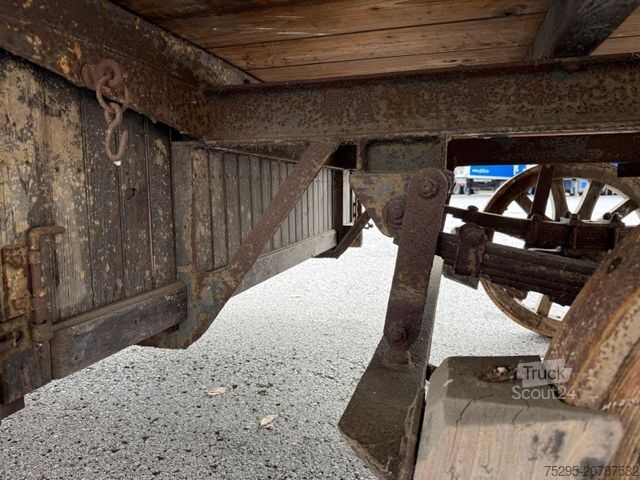 Rimorchio historischer Holz Möbel Wagen Restauration
