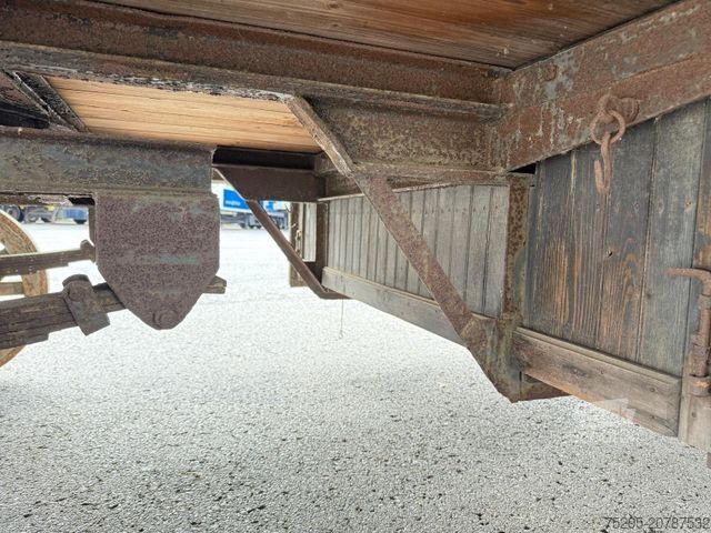 Rimorchio historischer Holz Möbel Wagen Restauration