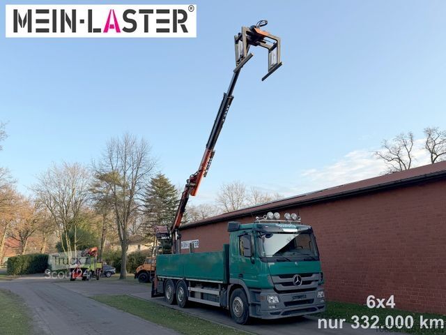 Lastbilsmonterad kran MERCEDES-BENZ 2641 6x4 Atlas 11m - 1.280 kg 1. Hand AHK