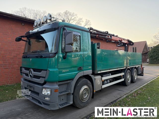 Krautuvas sumontuotas ant sunkvežimio MERCEDES-BENZ 2641 6x4 Atlas 11m - 1.280 kg 1. Hand AHK