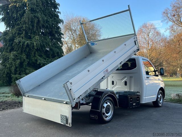 Fourgon benne basculante VOLKSWAGEN T6.1 2.0 TDI 3X SEITENKIPPER DSG SHZ AHK 1.HAND
