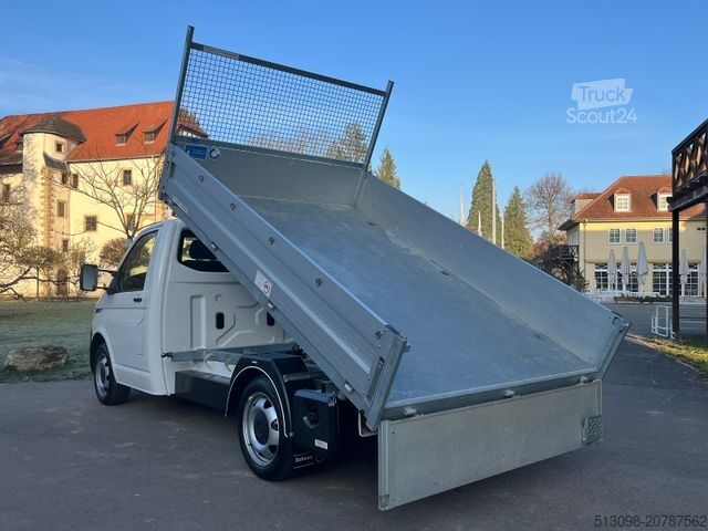 Fourgon benne basculante VOLKSWAGEN T6.1 2.0 TDI 3X SEITENKIPPER DSG SHZ AHK 1.HAND
