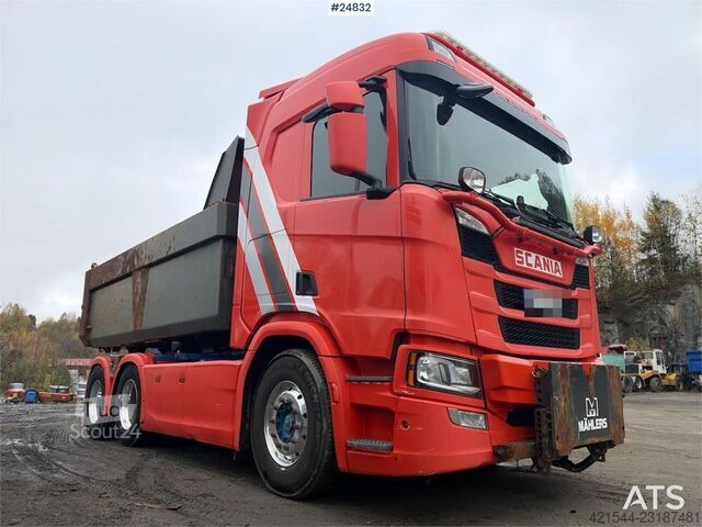  Scania R500 6x4 Tipper truck with snow plough equipment