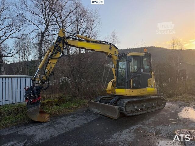  Komatsu PC78US-10 Excavator with tiltrotator, 2 buckets, r