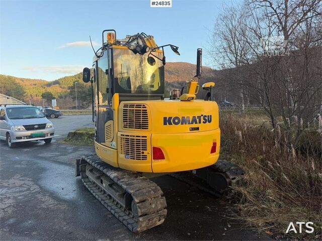  Komatsu PC78US-10 Excavator with tiltrotator, 2 buckets, r