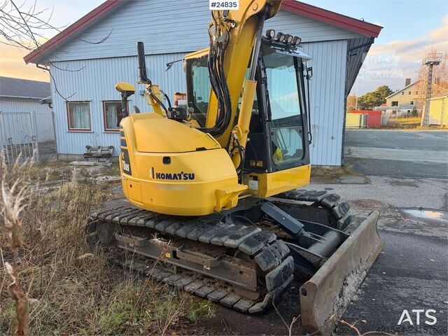  Komatsu PC78US-10 Excavator with tiltrotator, 2 buckets, r