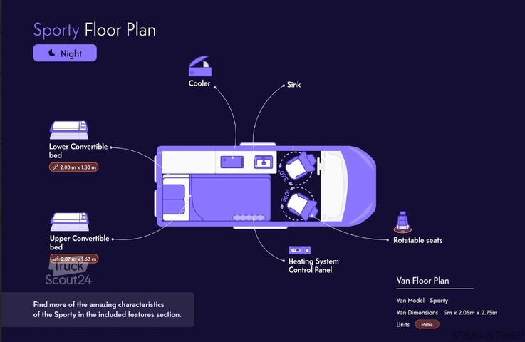 Kemperis Fiat Talento Campervan | 2 Schlafplätze Küche | Reisefertig