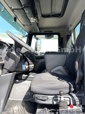 Trójstronna wywrotka MAN 18.320 TGM, HIAB 118, Funk, Greifer, sofort