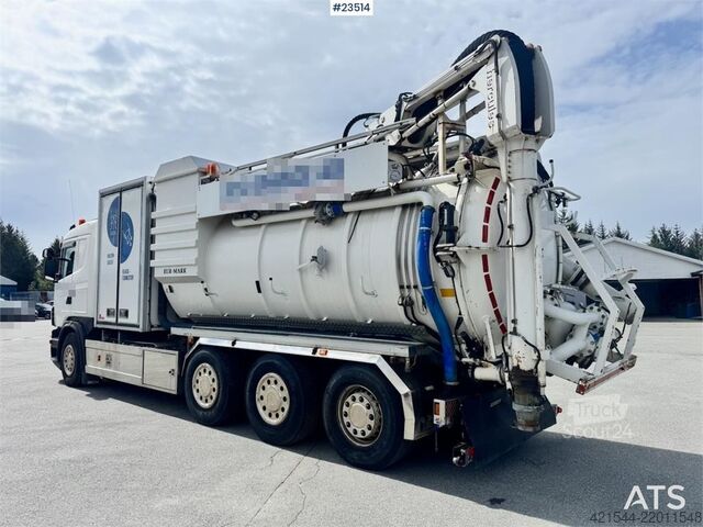 Vehículo de succión Scania G480 8x4 Tridem Vacuum Truck with EUR-MARK Body –
