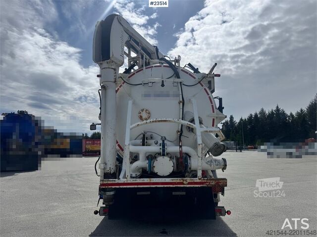 Vehículo de succión Scania G480 8x4 Tridem Vacuum Truck with EUR-MARK Body –
