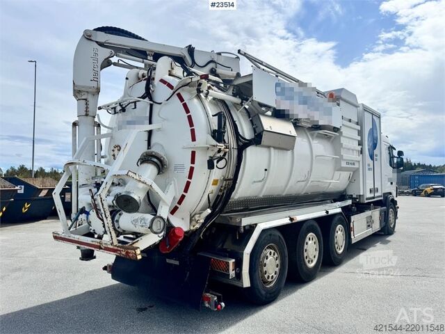 Vehículo de succión Scania G480 8x4 Tridem Vacuum Truck with EUR-MARK Body –