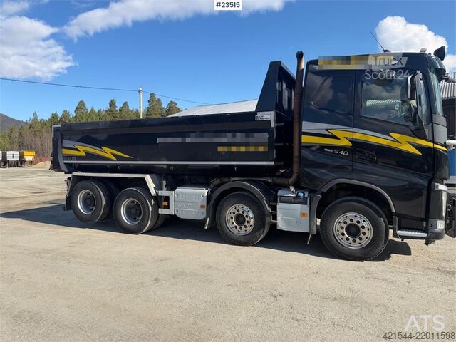 Avfallsbil Volvo FH540 8x4 Snow-Equipped Tipper Truck