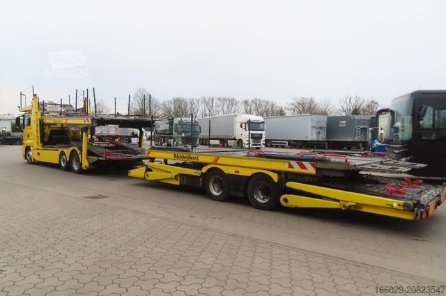 Araba taşıyıcı kamyon MAN TGS 18.400 Autotransporter Komplettgespann