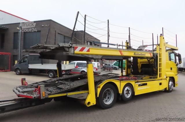 Araba taşıyıcı kamyon MAN TGS 18.400 Autotransporter Komplettgespann