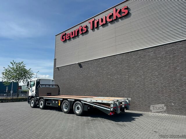 Bestelwagen autodrager MAN TGS 35.520 8X2 OPRIJWAGEN/MACHINE TRANSPORTER/P...