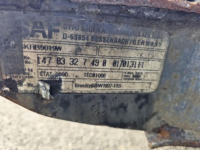 Άξονας SAF SKRB9019W TRAILER AXLE.