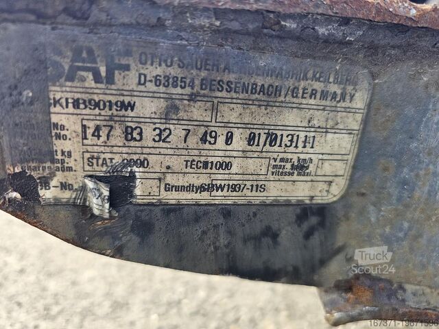 Achse SAF SKRB9019W TRAILER AXLE.