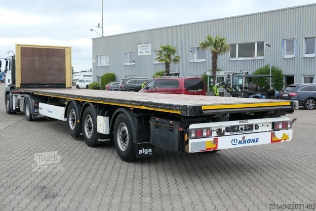 Priklopnik sedeža z delovno ploščadjo KRONE SD, Rungen, Gelenkt, Luft-Lift,Multi-Lock-Rahmen