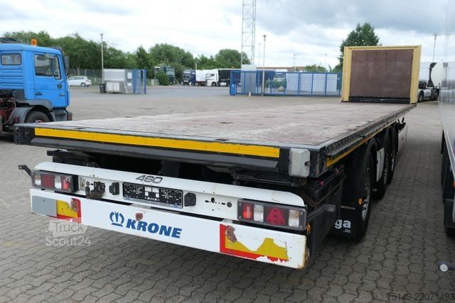 Priklopnik sedeža z delovno ploščadjo KRONE SD, Rungen, Gelenkt, Luft-Lift,Multi-Lock-Rahmen