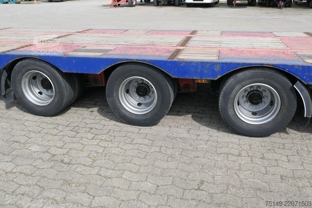 Dieplader oplegger  M & V, 9.315mm Ladebett, Luft-Lift, SAF,29to. NL
