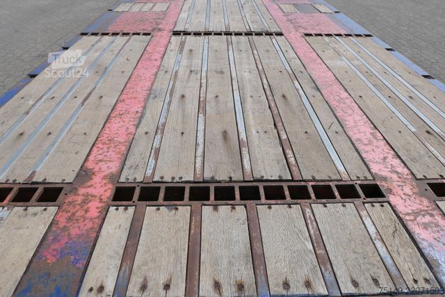 Dieplader oplegger  M & V, 9.315mm Ladebett, Luft-Lift, SAF,29to. NL