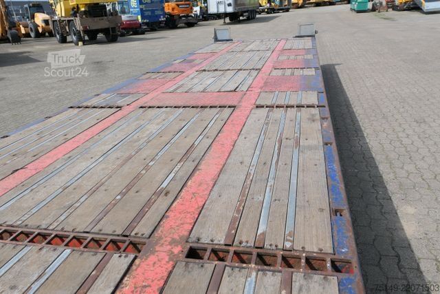 Dieplader oplegger  M & V, 9.315mm Ladebett, Luft-Lift, SAF,29to. NL
