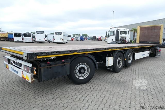 Odprta polprikolica KRONE SD, Rungen, Gelenkt, Luft-Lift,Multi-Lock-Rahmen