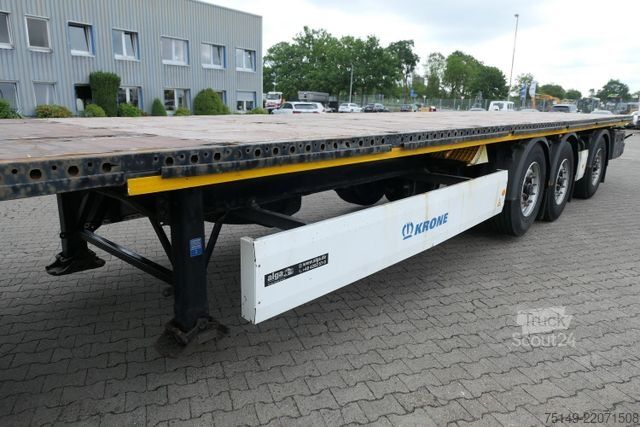 Odprta polprikolica KRONE SD, Rungen, Gelenkt, Luft-Lift,Multi-Lock-Rahmen