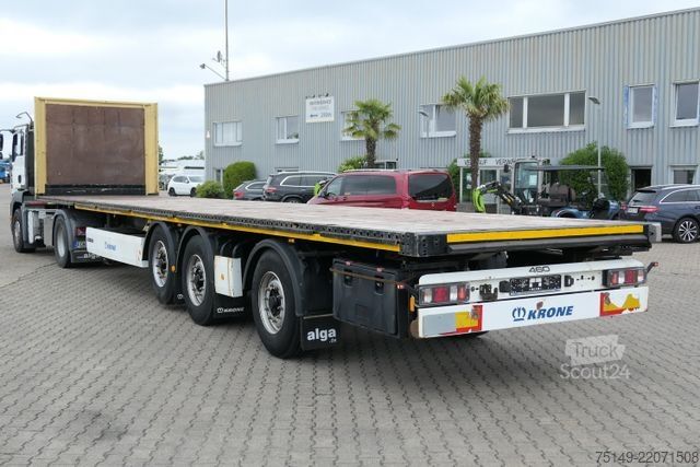 Odprta polprikolica KRONE SD, Rungen, Gelenkt, Luft-Lift,Multi-Lock-Rahmen