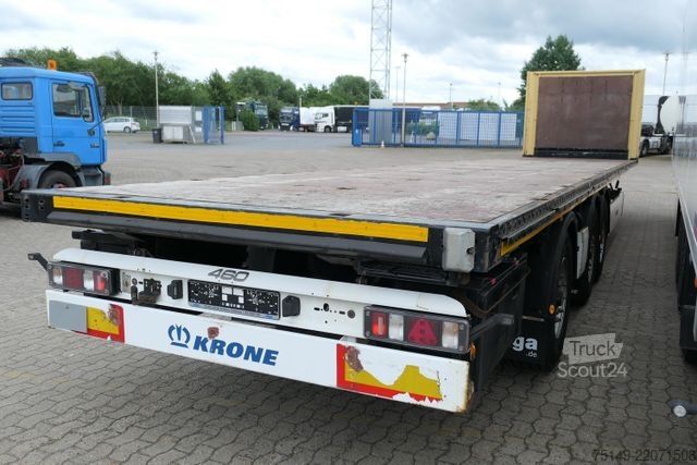 Odprta polprikolica KRONE SD, Rungen, Gelenkt, Luft-Lift,Multi-Lock-Rahmen