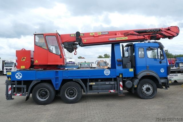 Teherautóra szerelt daru MERCEDES-BENZ 2538 K 6x4, 2638, Palfinger, 27m, Seilwinde