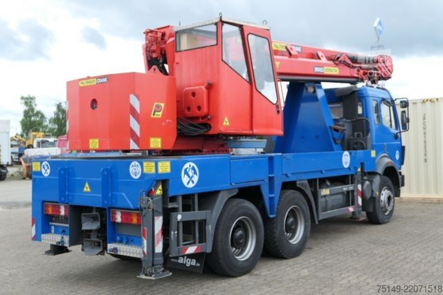 Teherautóra szerelt daru MERCEDES-BENZ 2538 K 6x4, 2638, Palfinger, 27m, Seilwinde