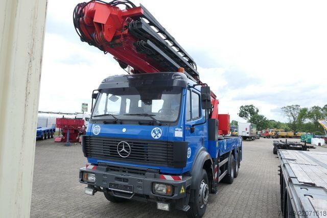 Teherautóra szerelt daru MERCEDES-BENZ 2538 K 6x4, 2638, Palfinger, 27m, Seilwinde