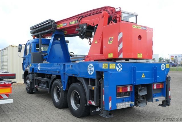 Teherautóra szerelt daru MERCEDES-BENZ 2538 K 6x4, 2638, Palfinger, 27m, Seilwinde