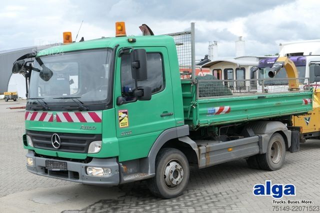 Furgón volquete trilateral MERCEDES-BENZ 818 Atego 4x2, Meiller, 2x AHK, 3. Sitz, Klima