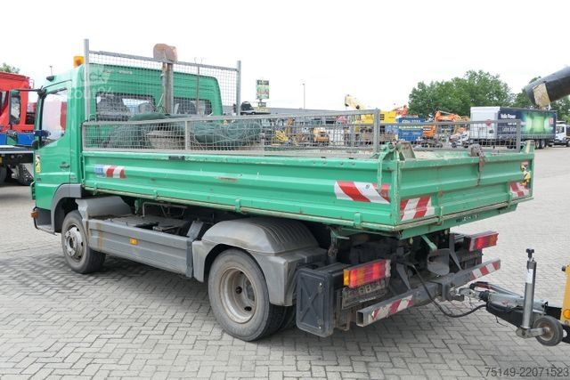 Furgón volquete trilateral MERCEDES-BENZ 818 Atego 4x2, Meiller, 2x AHK, 3. Sitz, Klima