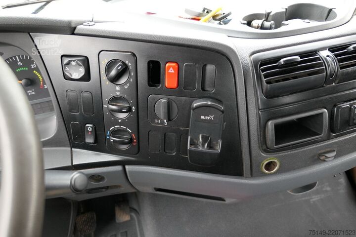 Třístranná sklápěcí dodávka MERCEDES-BENZ 818 Atego 4x2, Meiller, 2x AHK, 3. Sitz, Klima